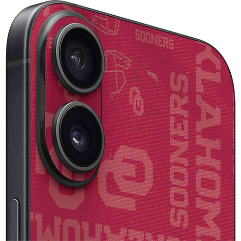 University of Oklahoma Split Jersey iPhone 16 Plus Skin